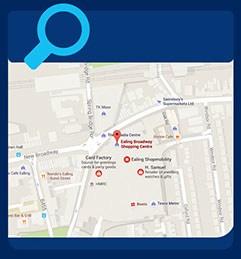 The Carwash Company - Find Us -  Ealing Broadway Shopping Centre, 101 The Broadway, Ealing, London, W5 5JY