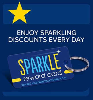 The Carwash Company - Sparkle Reward Card - Enjoy sparkling discounts everyday