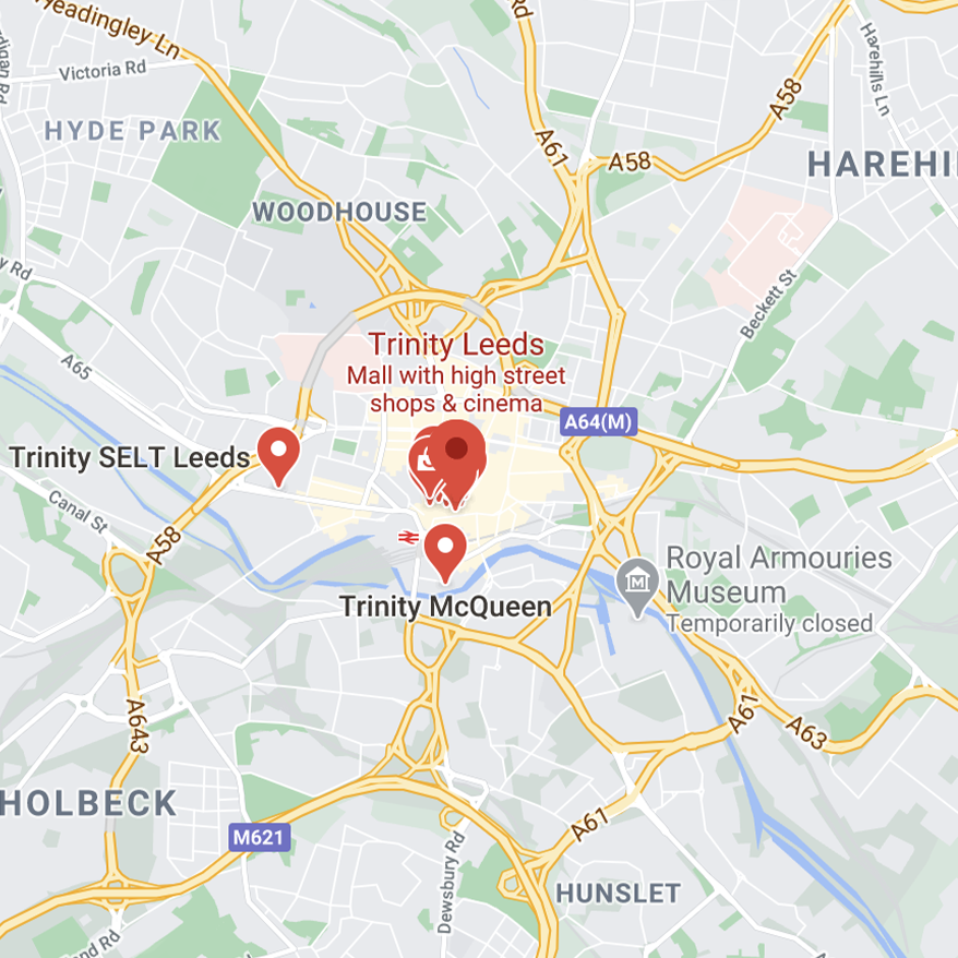 The Carwash Company - Find Us - Trinity Leeds
