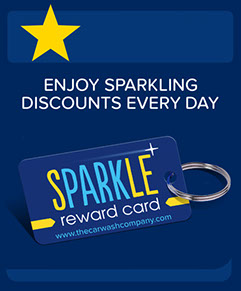 The Carwash Company - Sparkle Reward Card - Enjoy sparkling discounts everyday