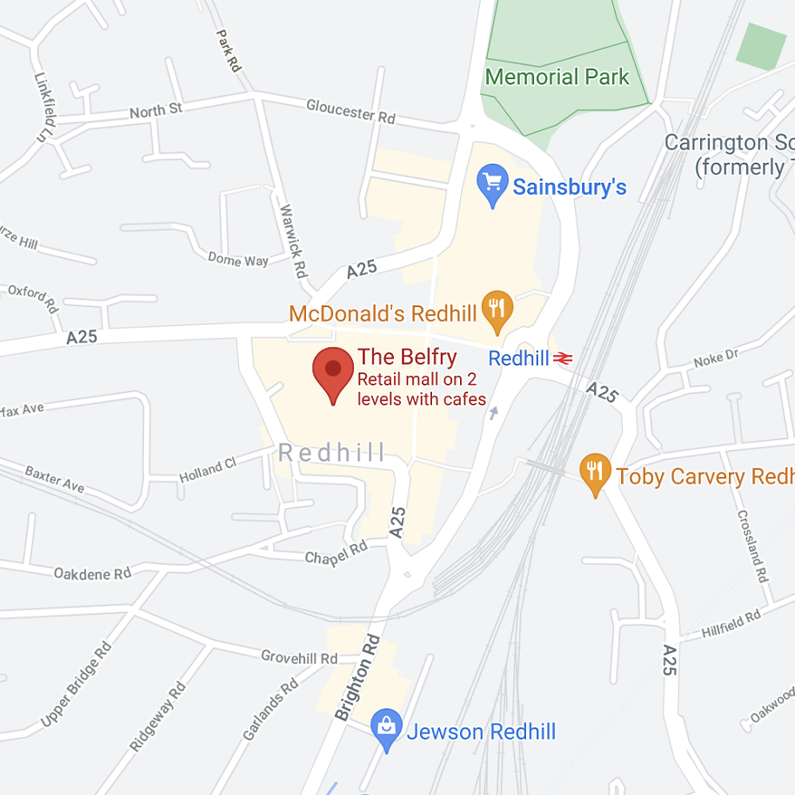 The Carwash Company - Find Us - The Belfry Shopping Centre, Redhill